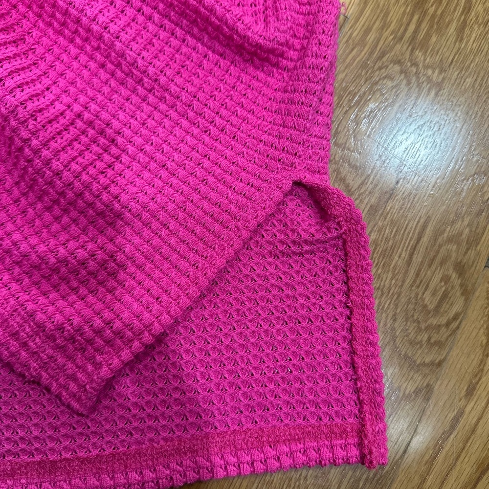 Pink Textured Sweater Small - Picture 7 of 9